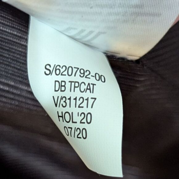 Banana Republic Italian Plaid Topcoat Wool Blend Women's Medium Petite NWT - Picture 11 of 11